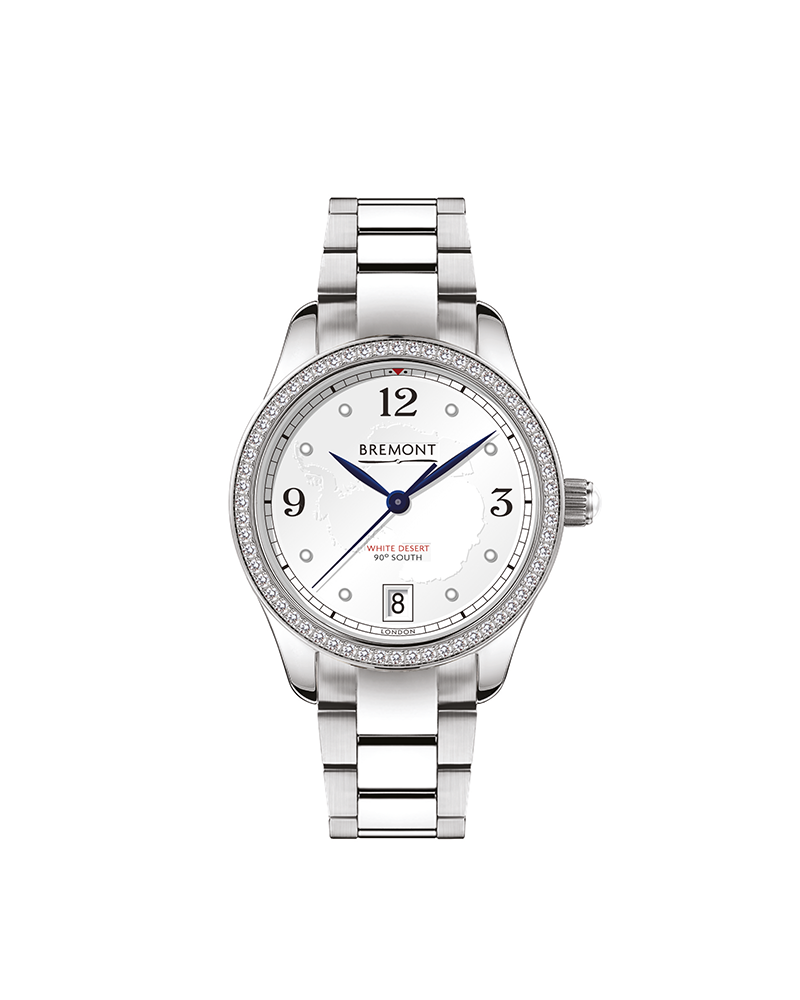 Watch - White Desert Bespoke Solo34 with Diamonds - Woman