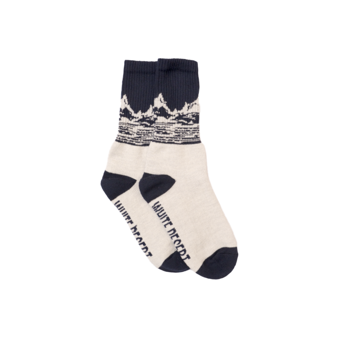 Wolf's Fang Mountain Range Socks - Unisex