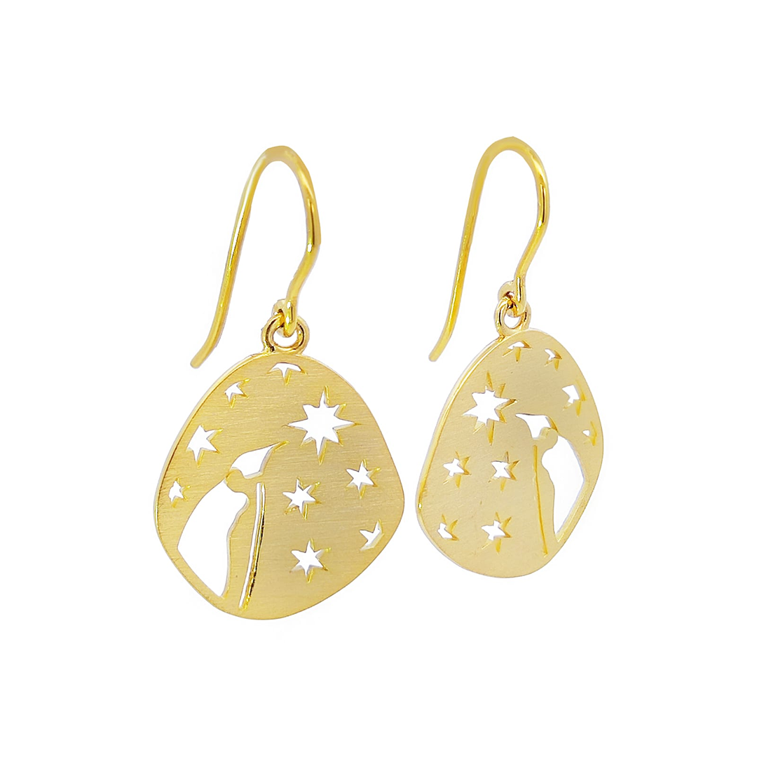 Jewellery - Eternal Antarctica Earrings with Diamond Stars